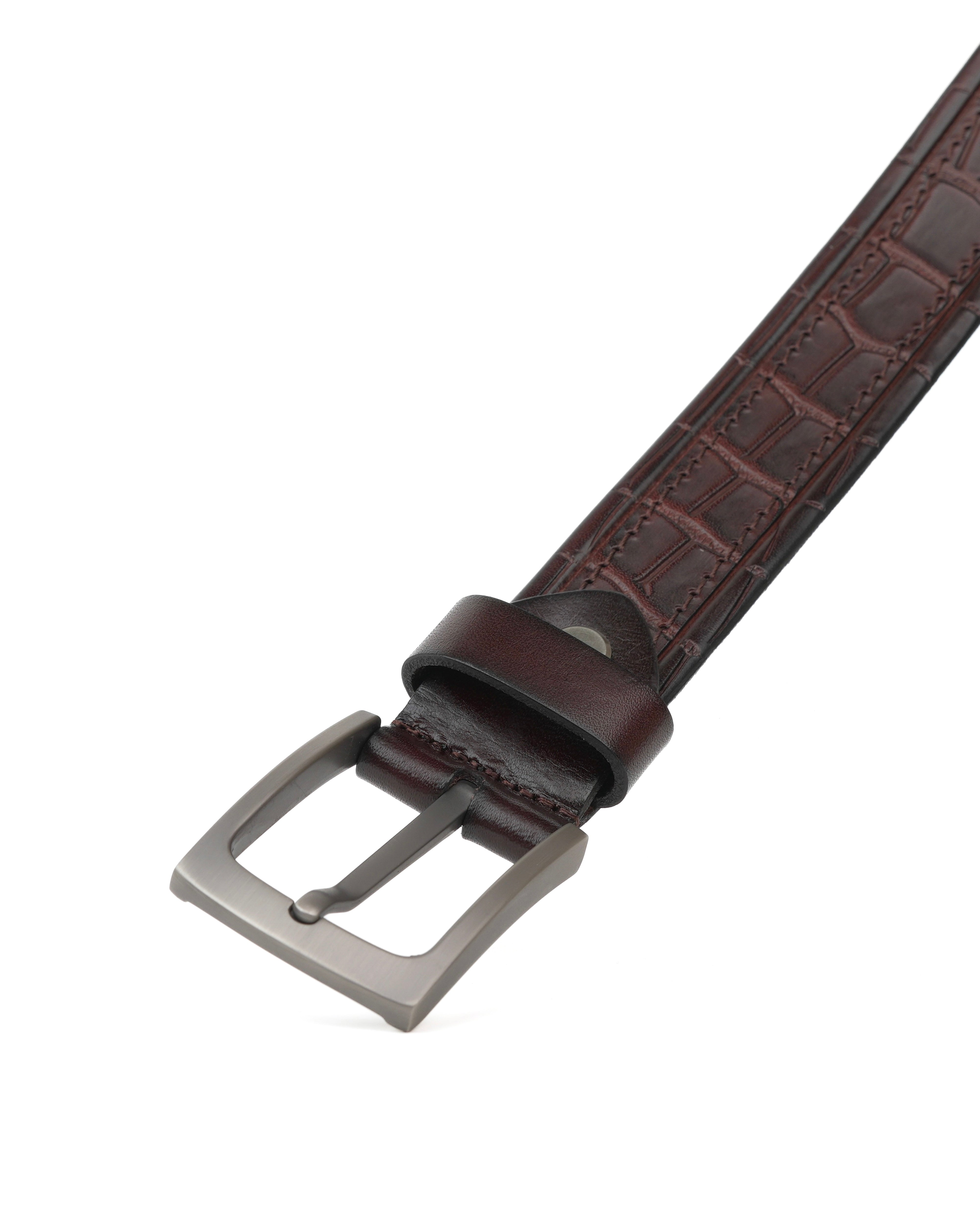 SHALAPI Genuine leather belts in brown