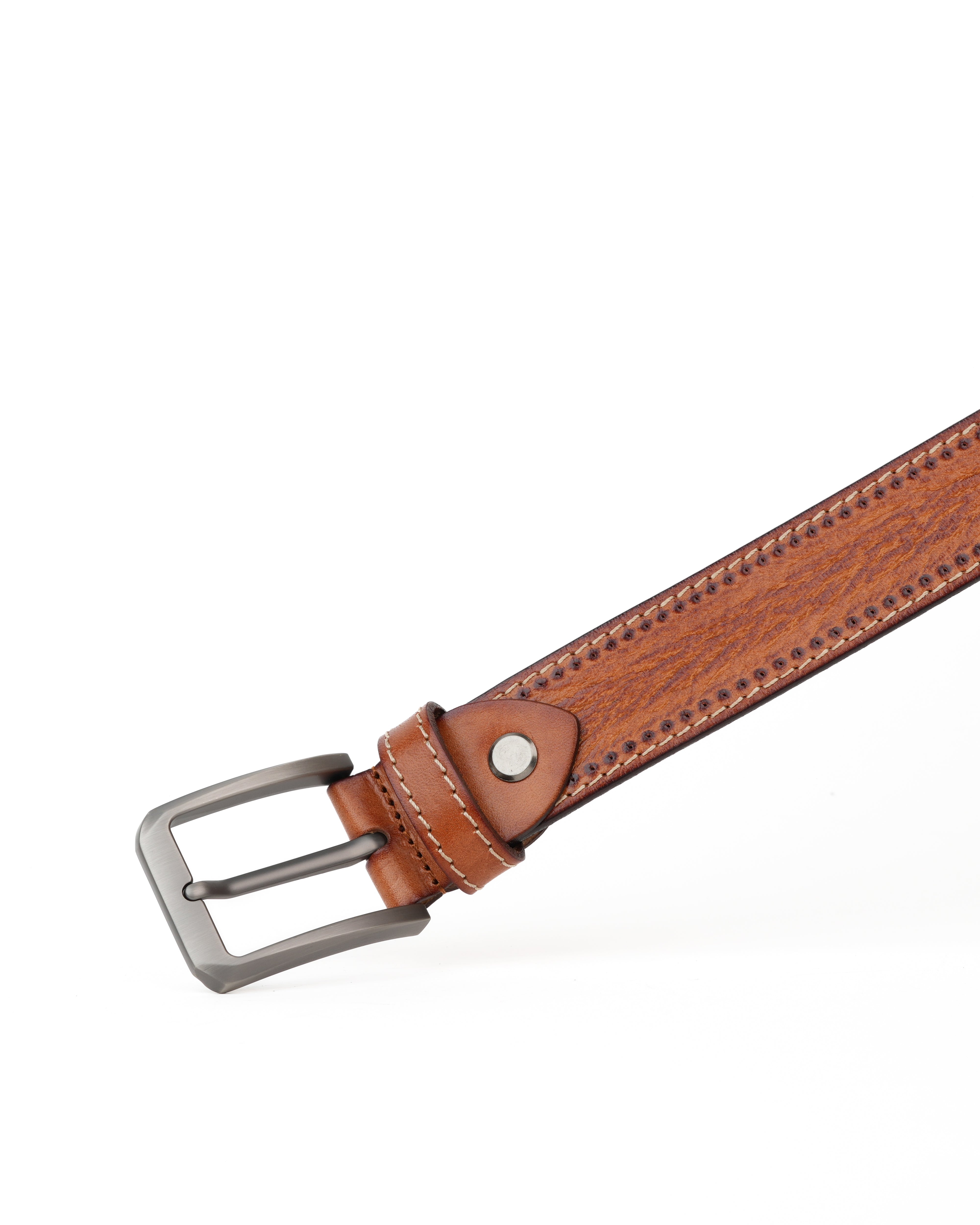 SHALAPI Genuine leather belts in Camel