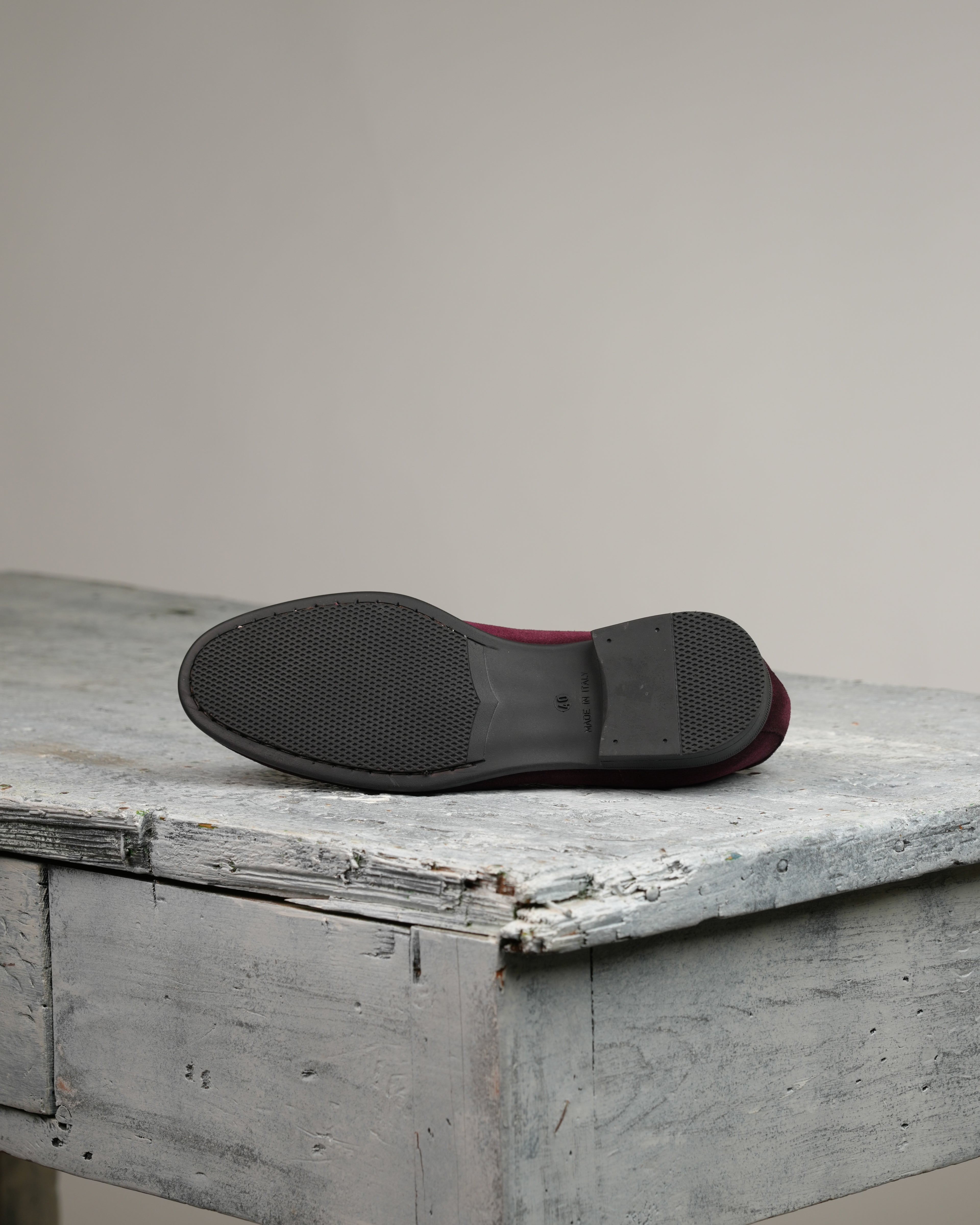 Marechiaro penny loafers in suede burdo