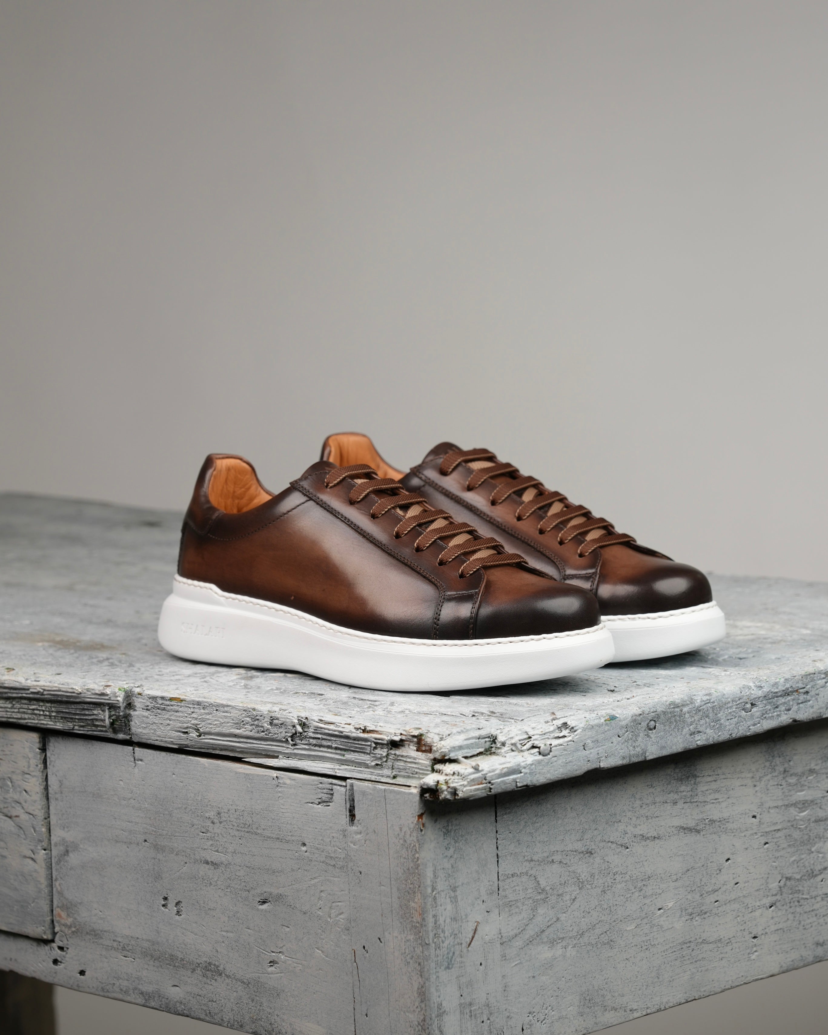 SHALAPI luxury Flaty classic sneakers 1.1 in brown