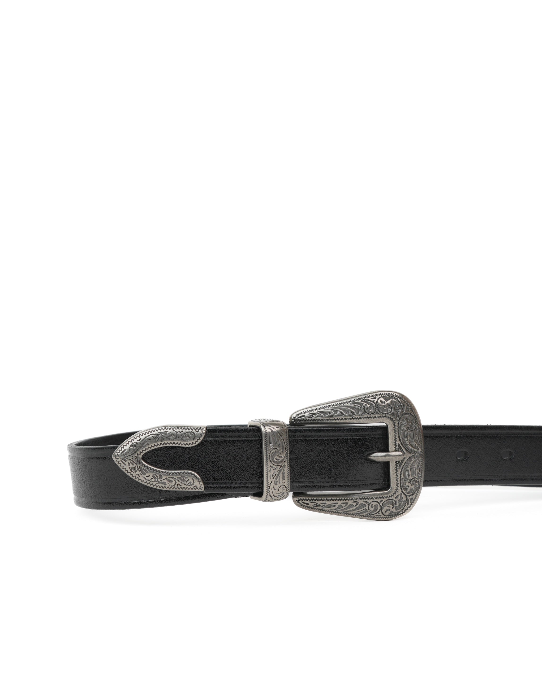 SHALAPI Genuine leather belts in black