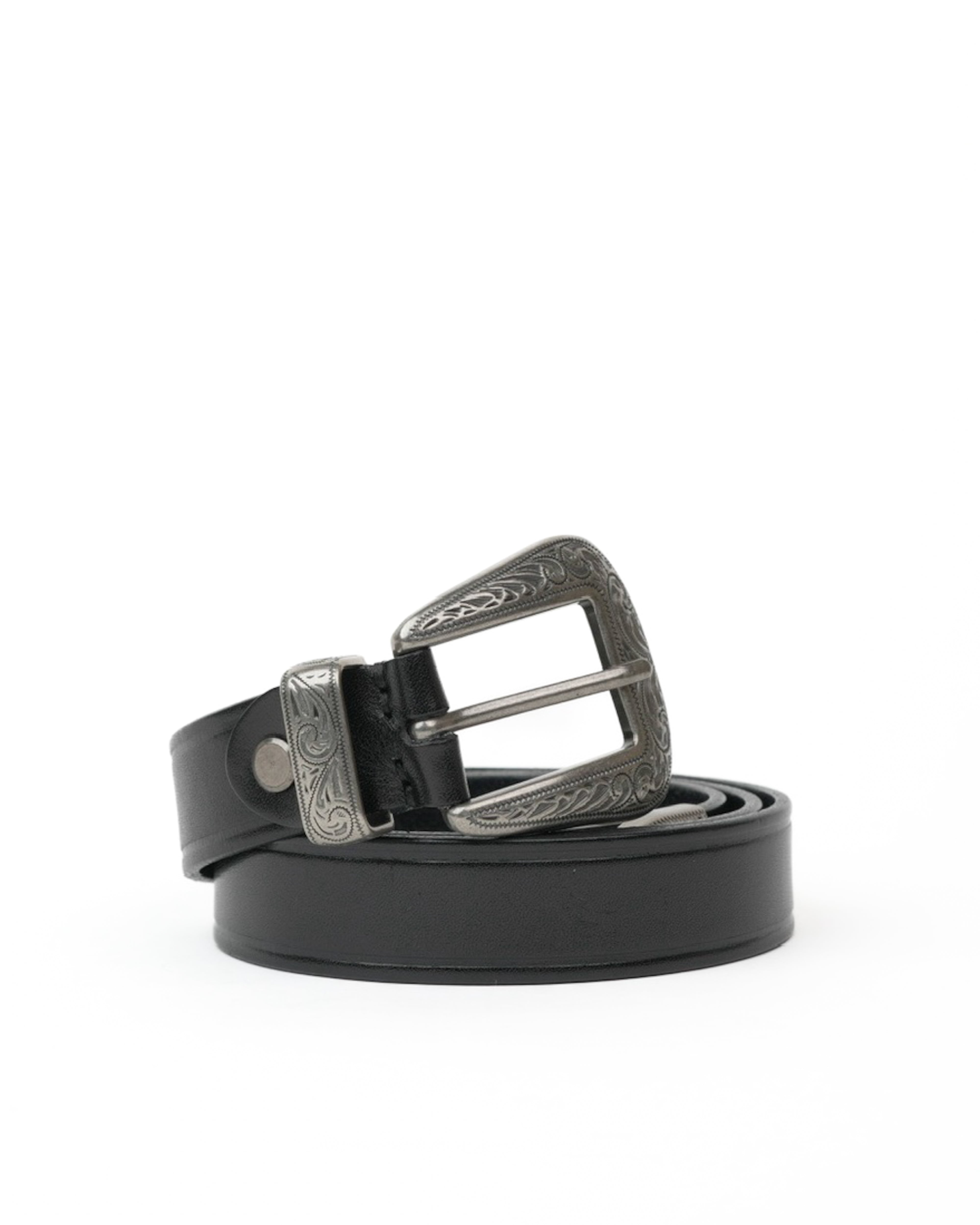 SHALAPI Genuine leather belts in black