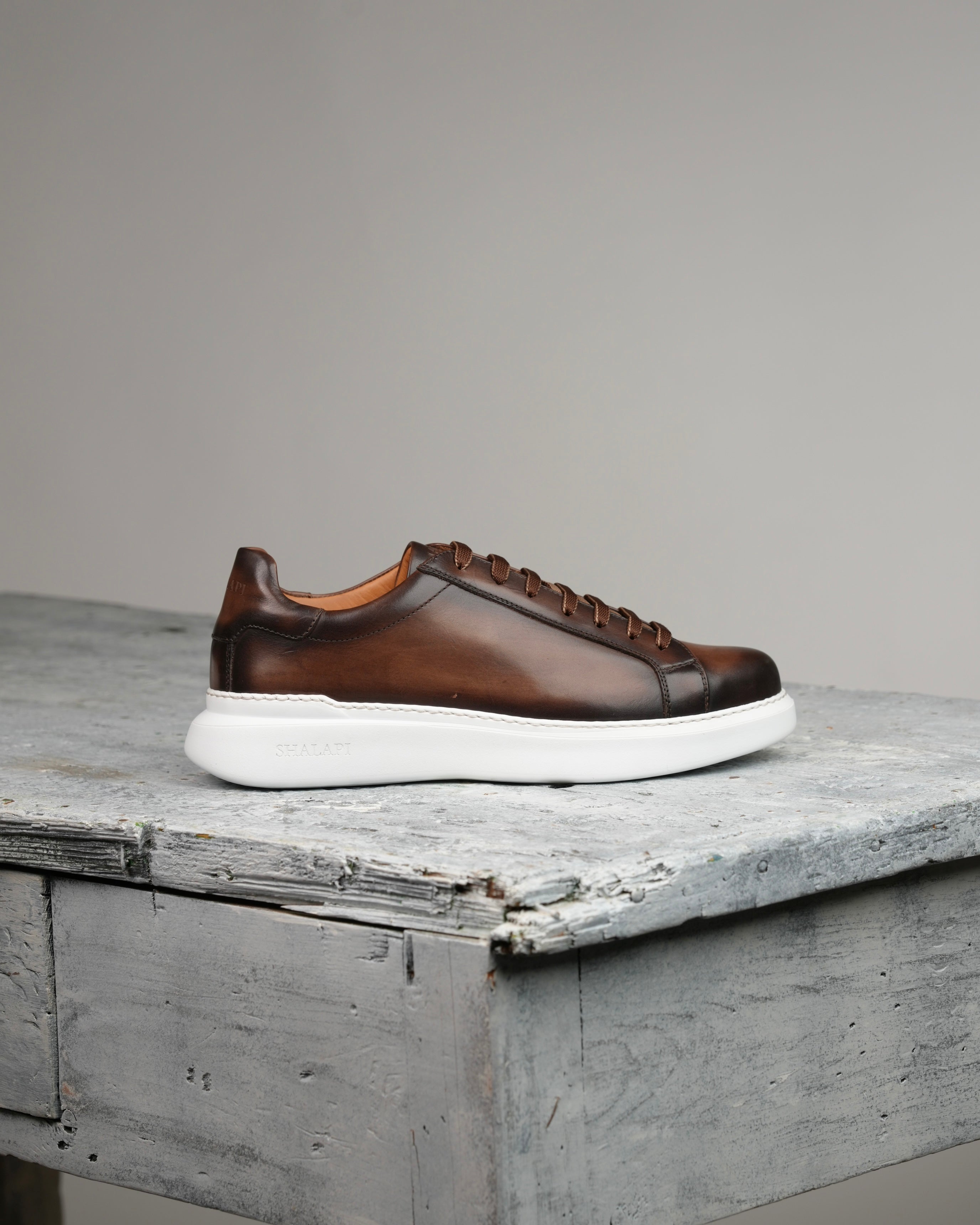 SHALAPI luxury Flaty classic sneakers 1.1 in brown