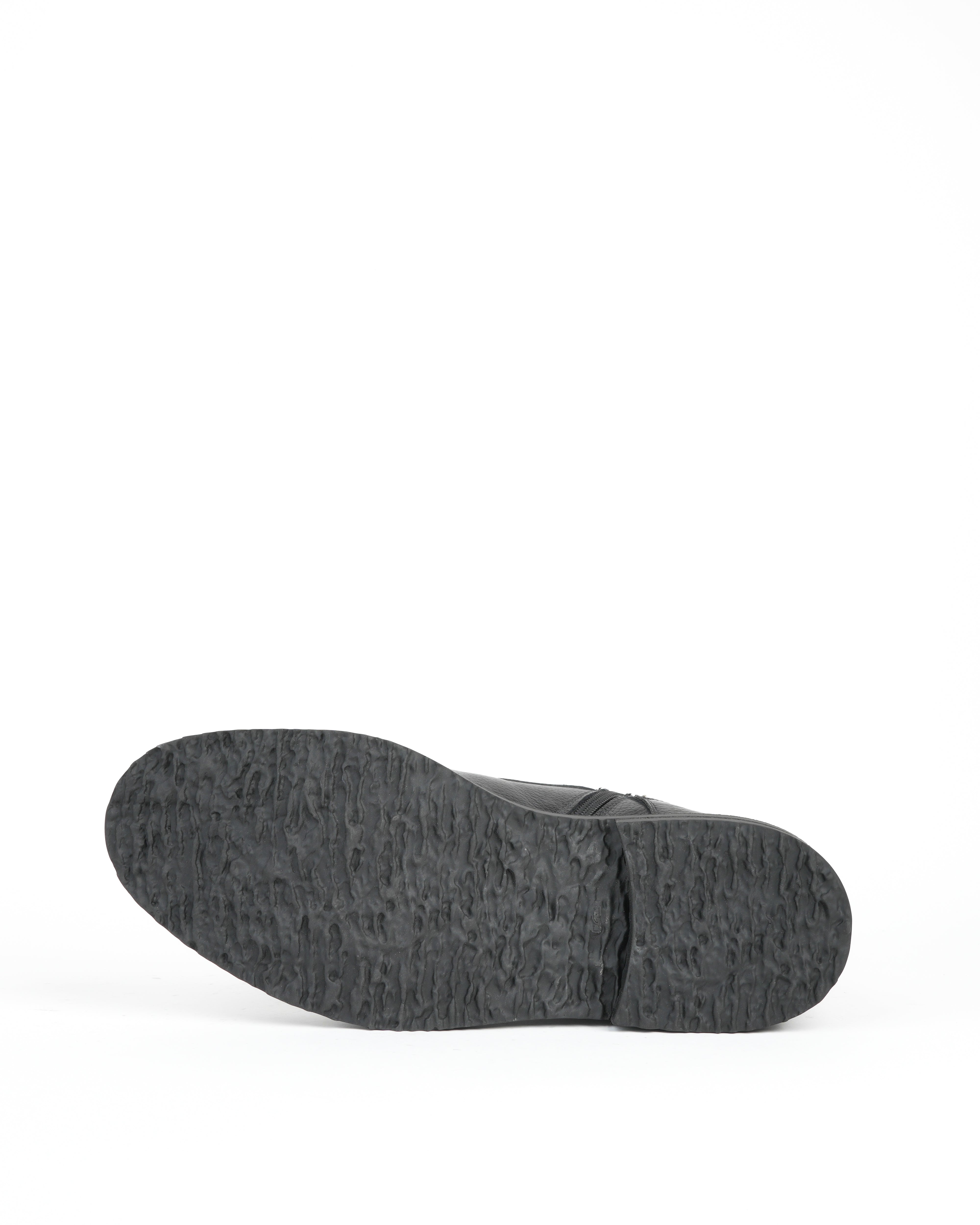 SHALAPI luxury 1.1 plain toe boots in full grain leather in black