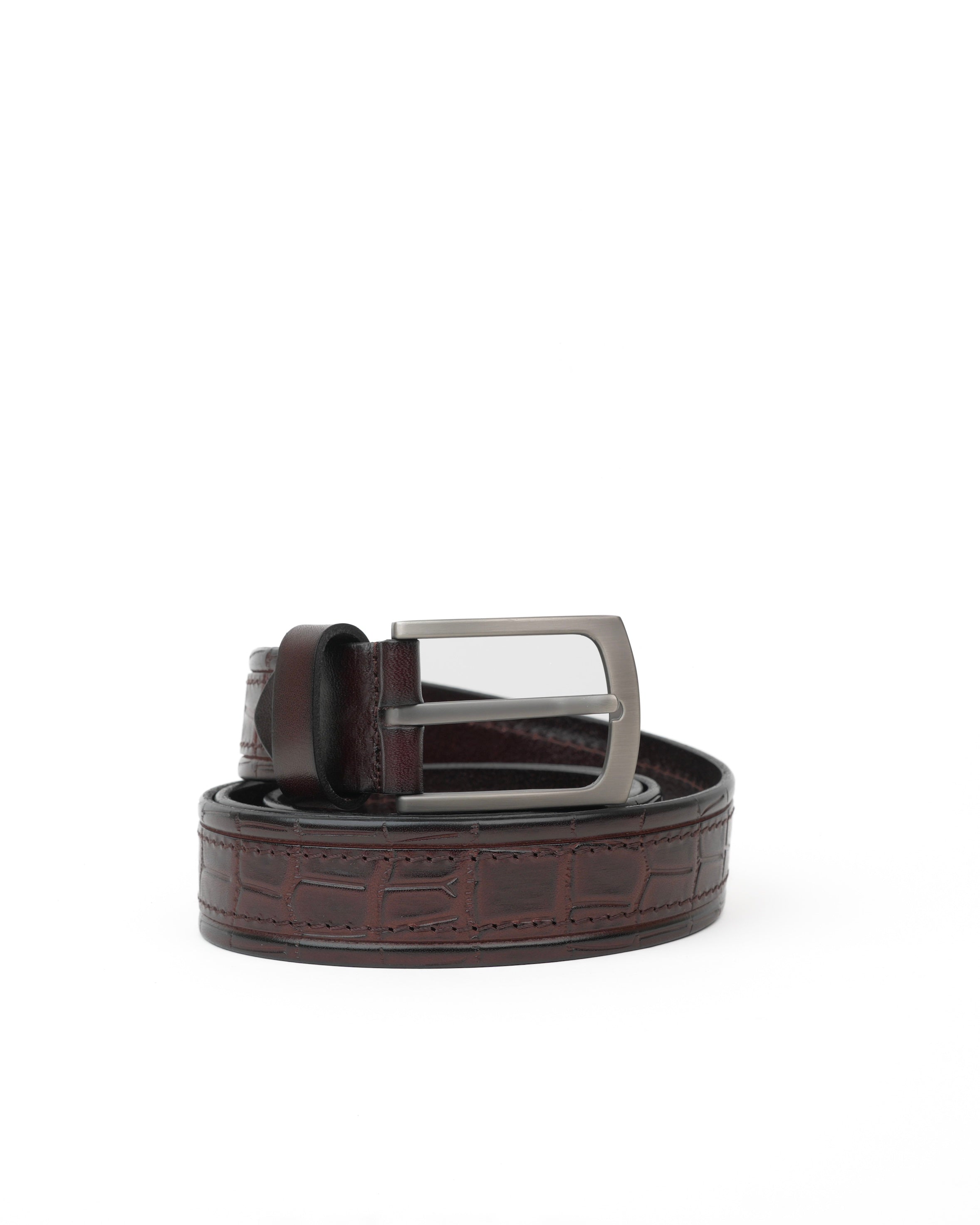 SHALAPI Genuine leather belts in brown