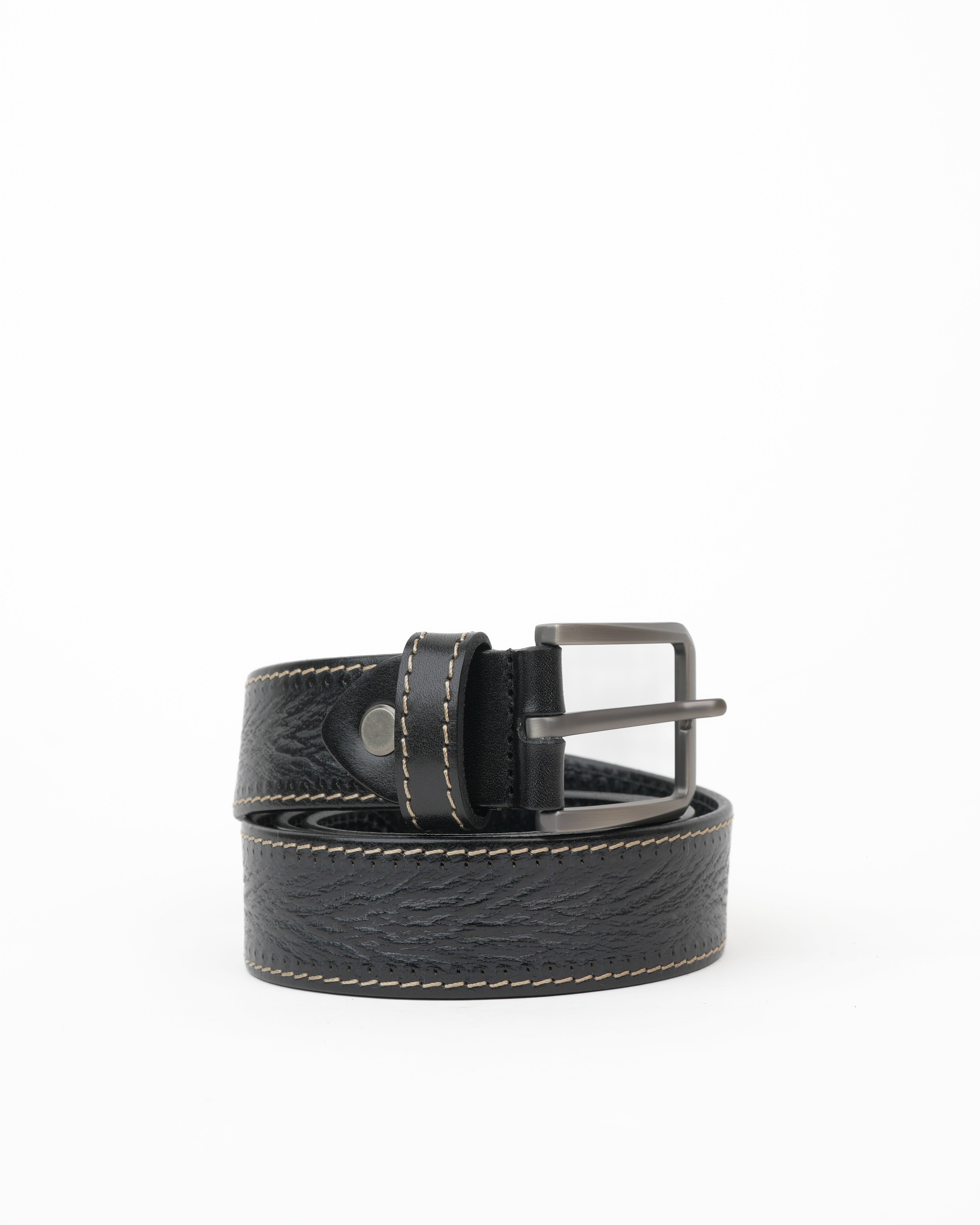 SHALAPI Genuine leather belts in black