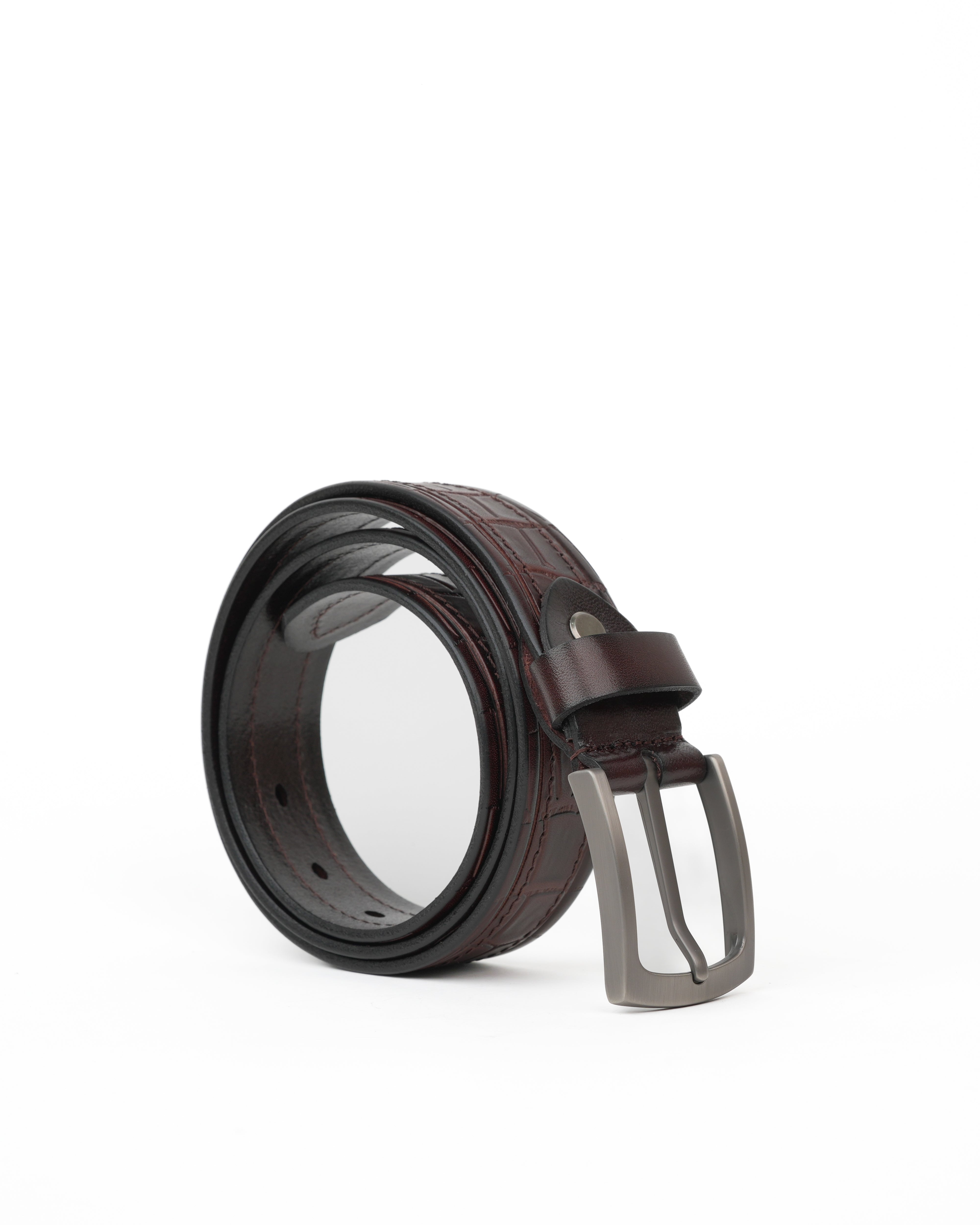 SHALAPI Genuine leather belts in brown