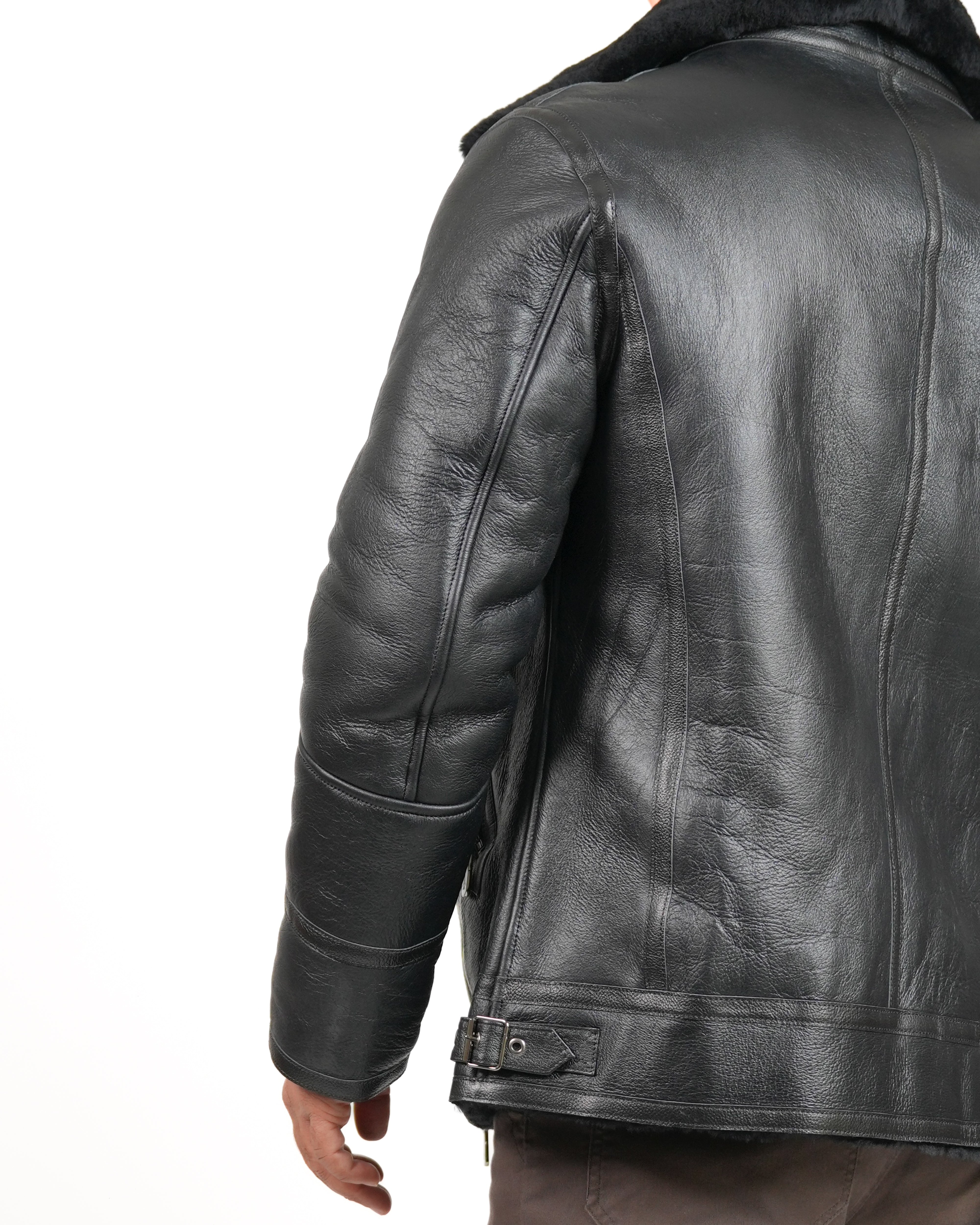 SHALAPI Firenze Noir Shearling Jacket