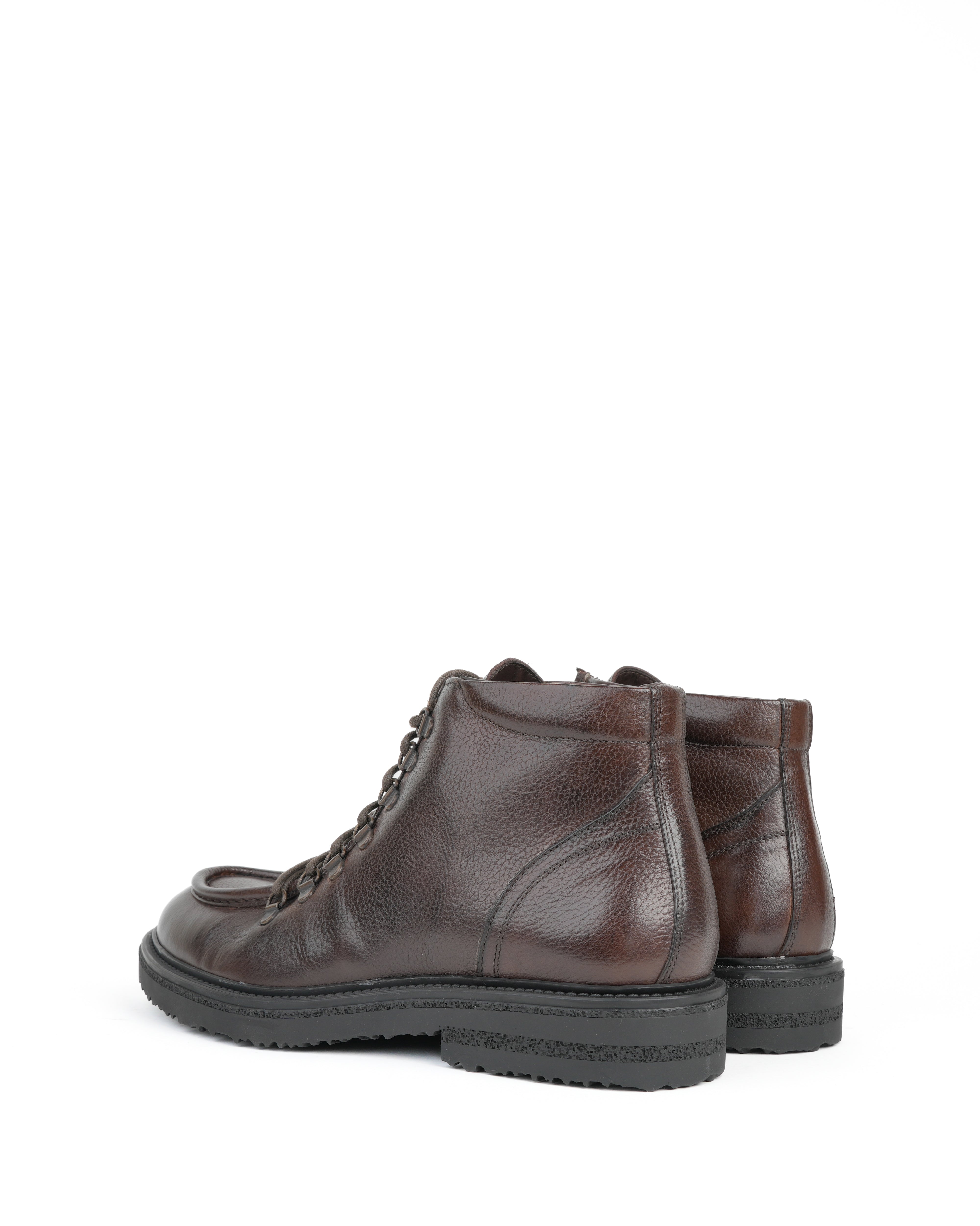 SHALAPI Fracap 1.1 luxury boots in full grain leather in brown