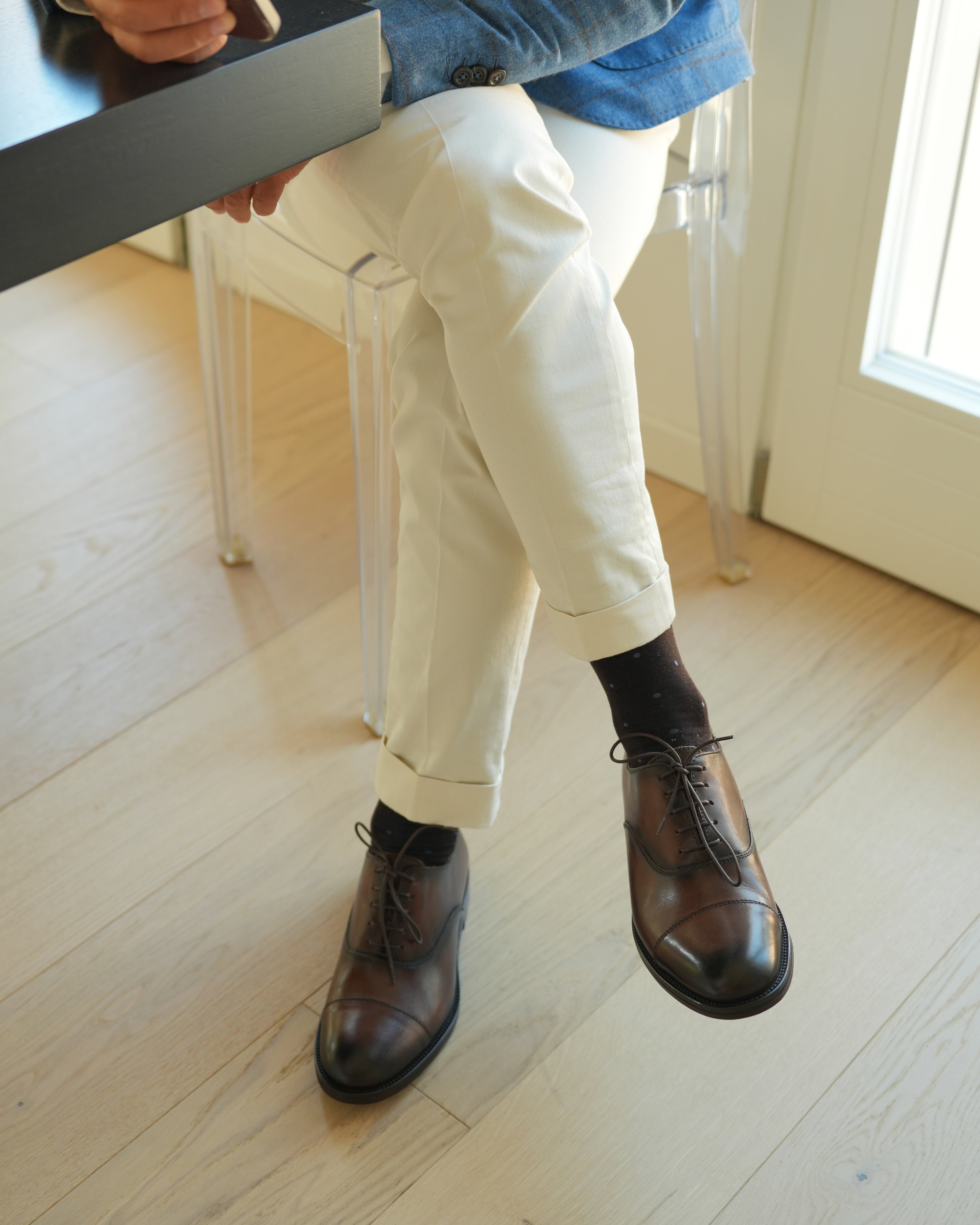 SHALAPI Florence 1.1 classic oxford for men in brown