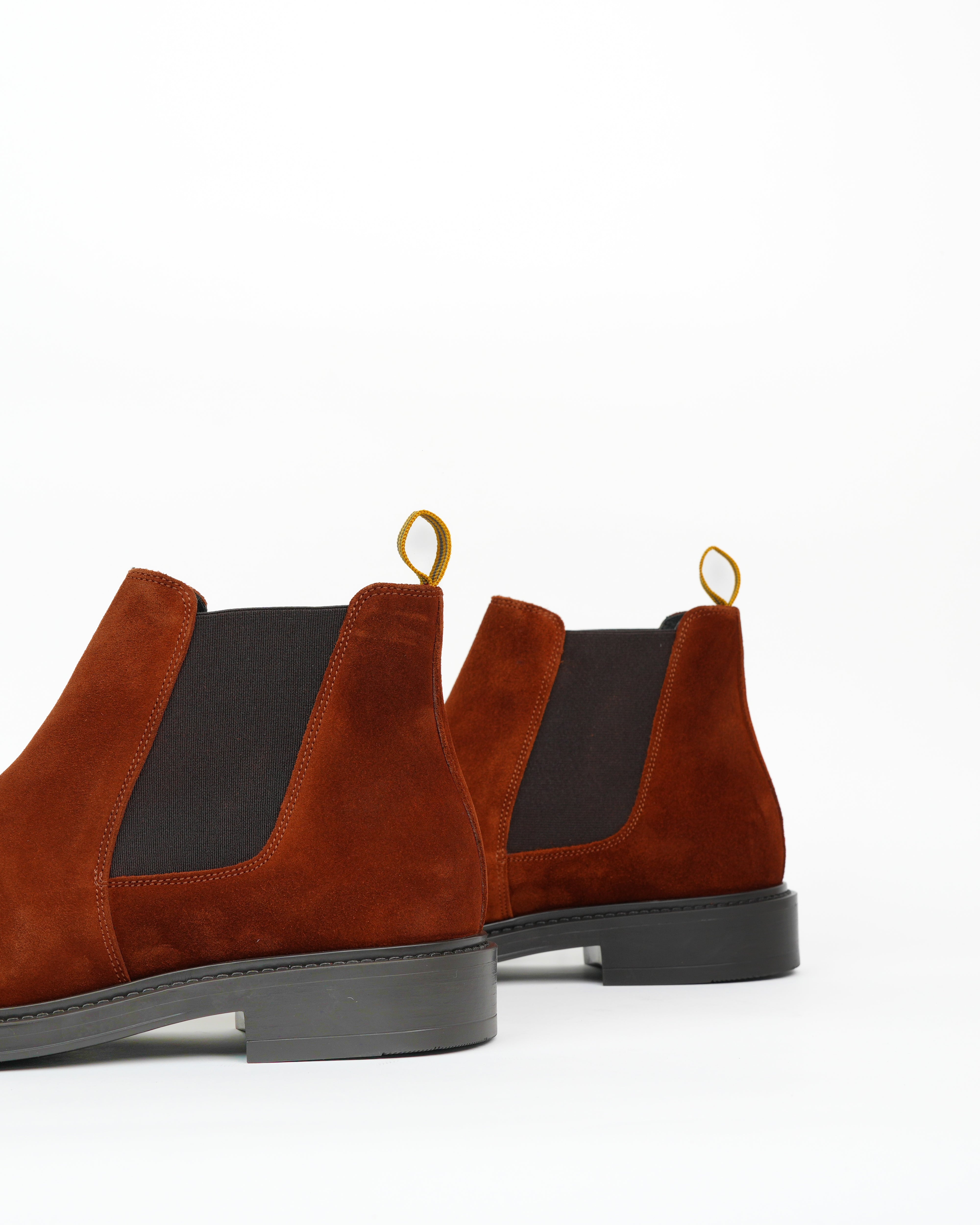 SHALAPI luxury Street boots 1.1 in suede camel