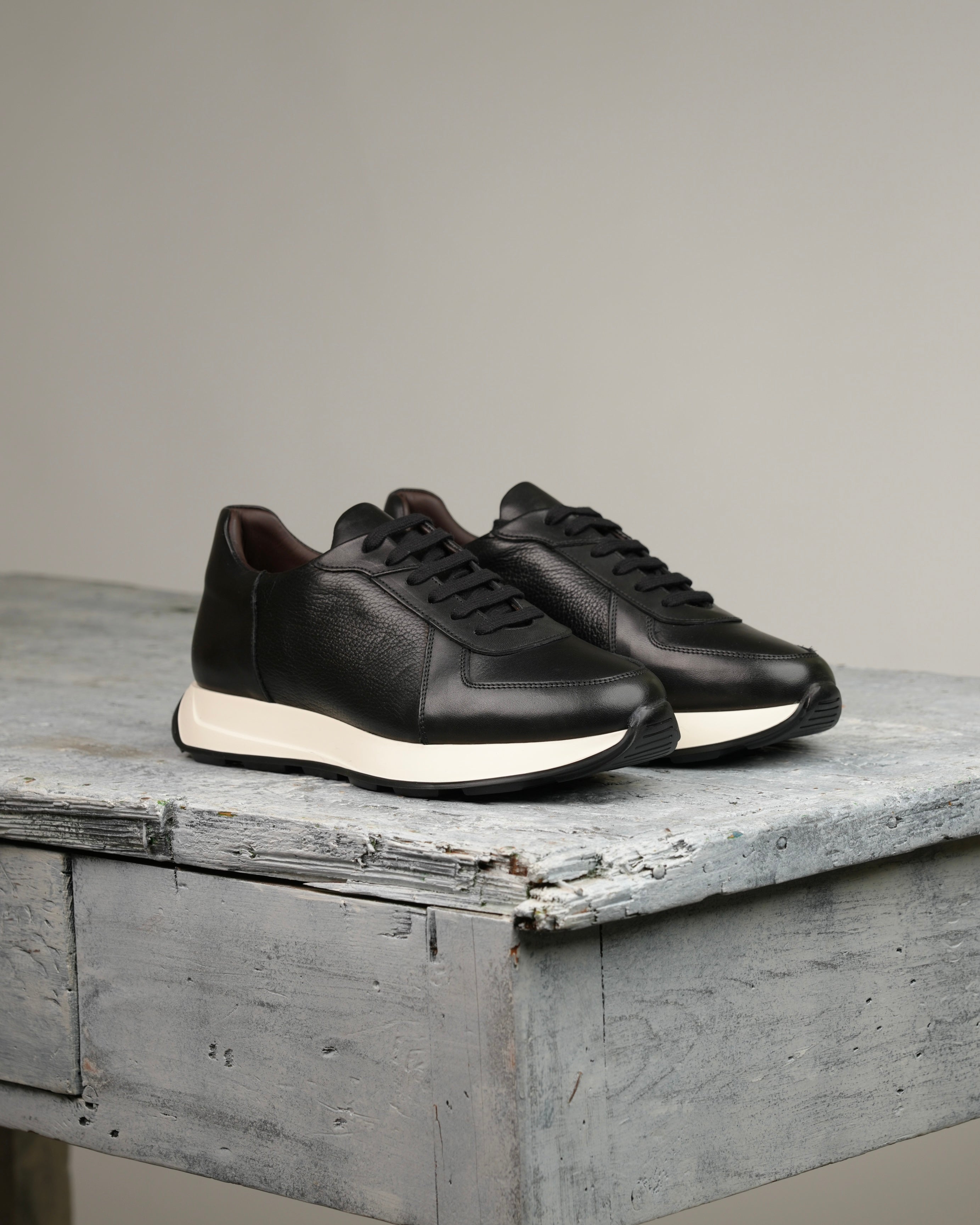 SHALAPI Milano 1.1 luxury sneakers for men in black