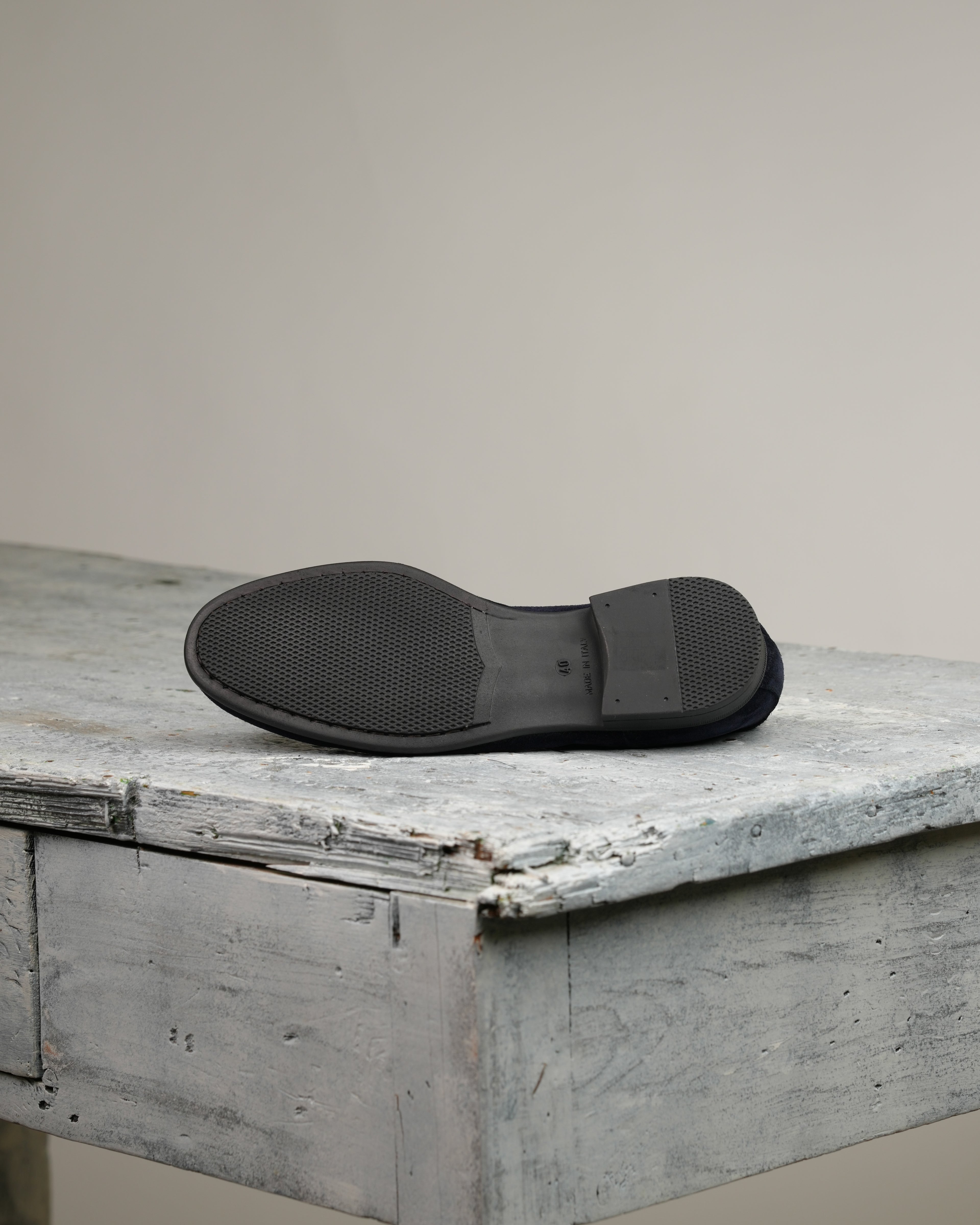 Marechiaro penny loafers in suede blue
