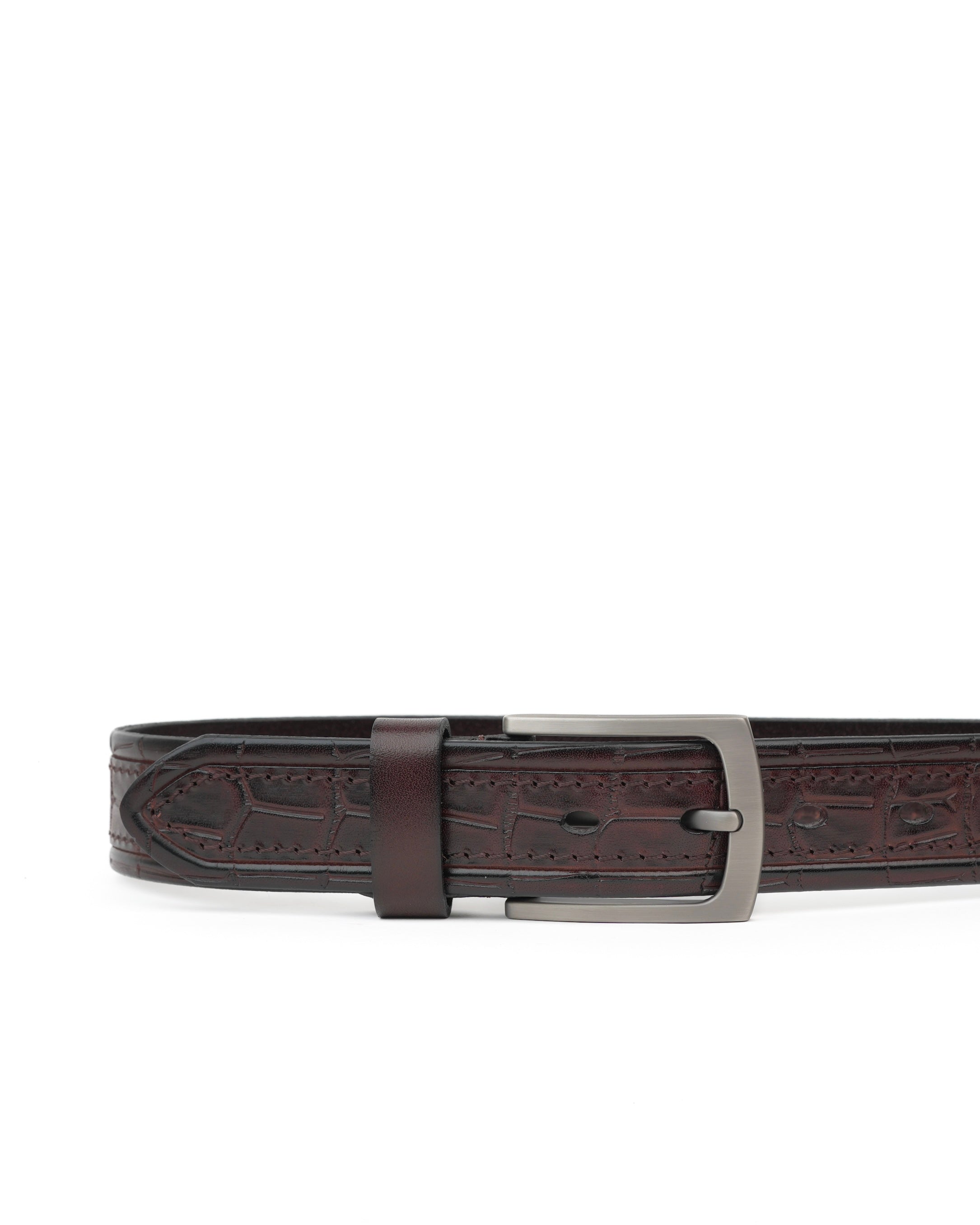 SHALAPI Genuine leather belts in brown