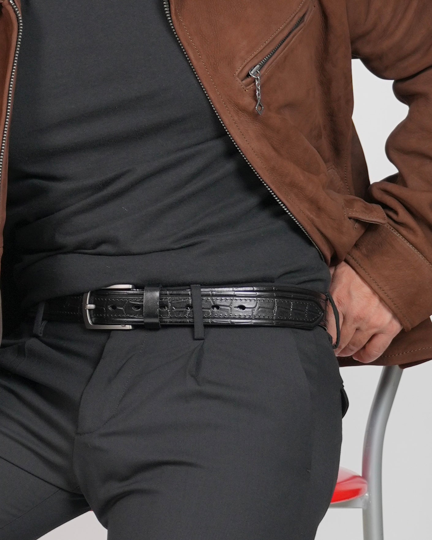 SHALAPI Modena Nubuck Calfskin Jacket
