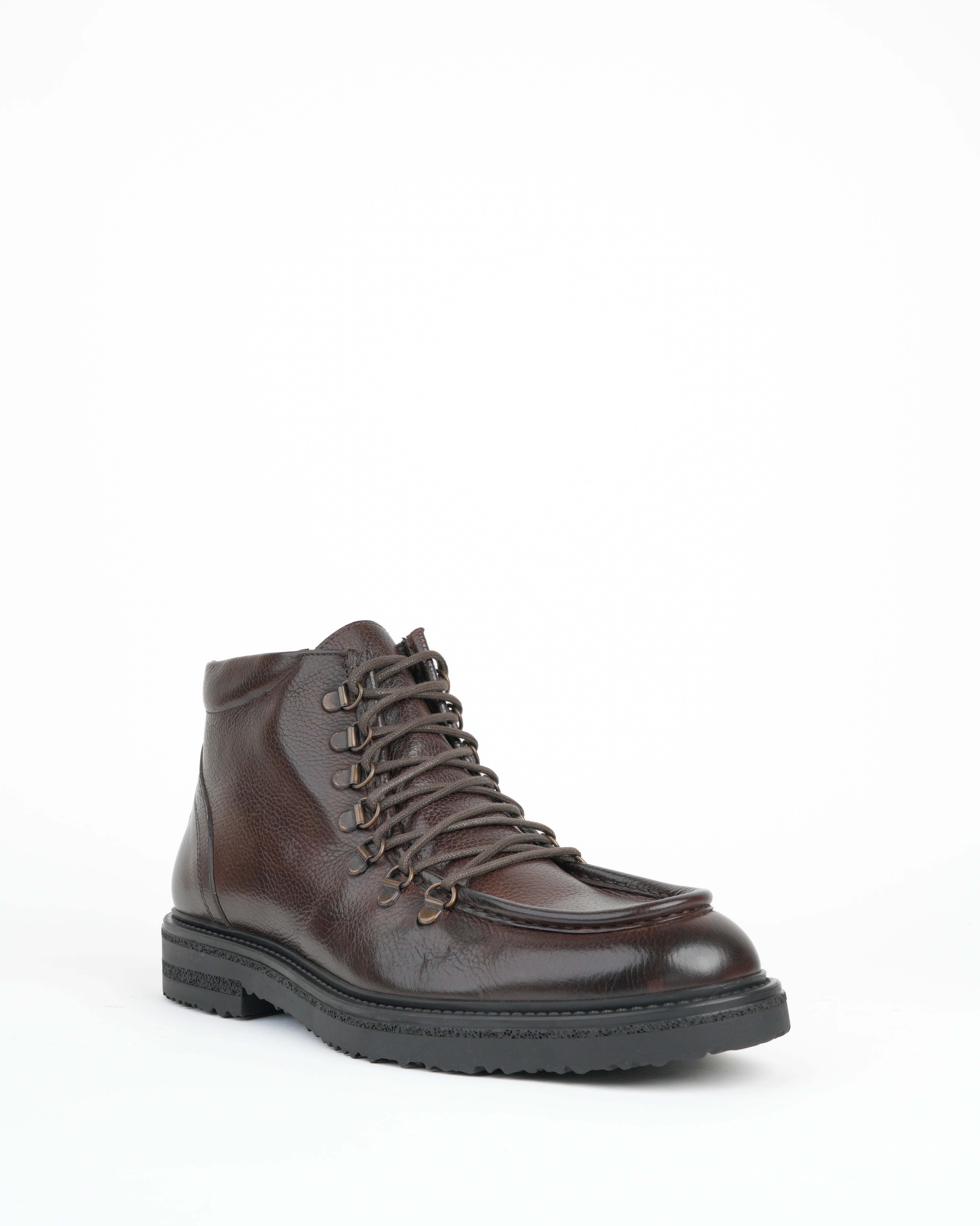 SHALAPI Fracap 1.1 luxury boots in full grain leather in brown