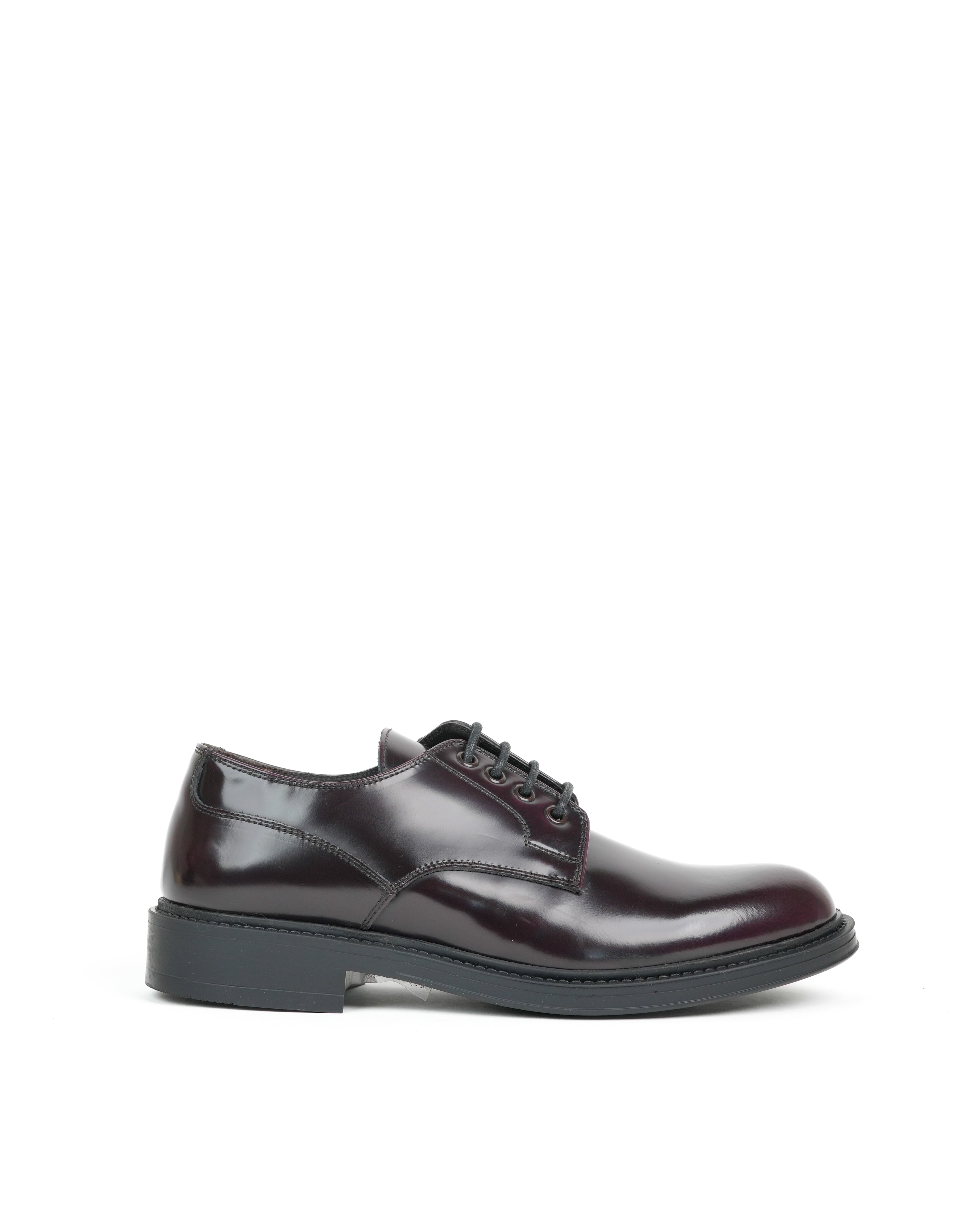 SHALAPI luxury LEO Derby shoes 1.1 in shiny Burdo