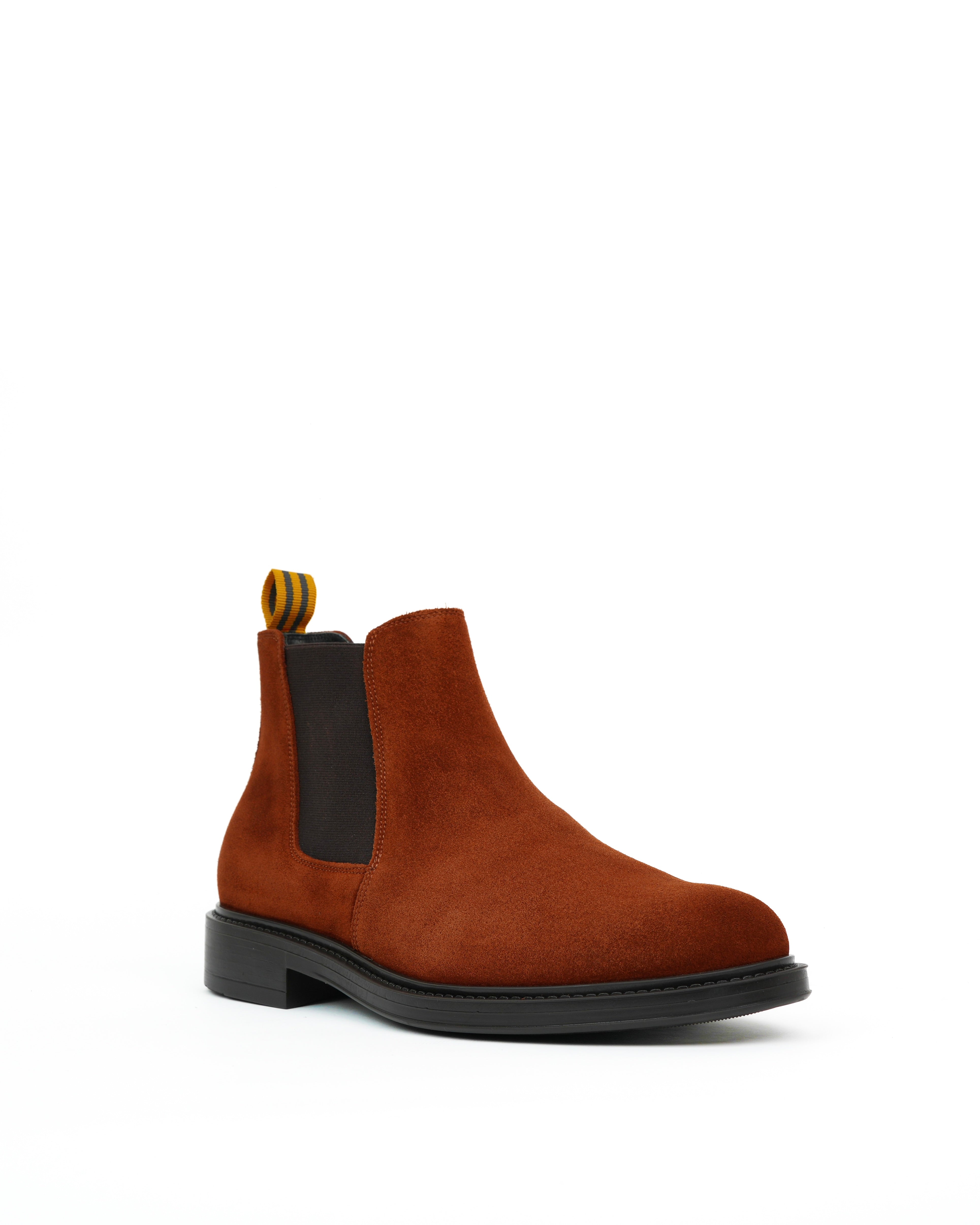SHALAPI luxury Street boots 1.1 in suede camel