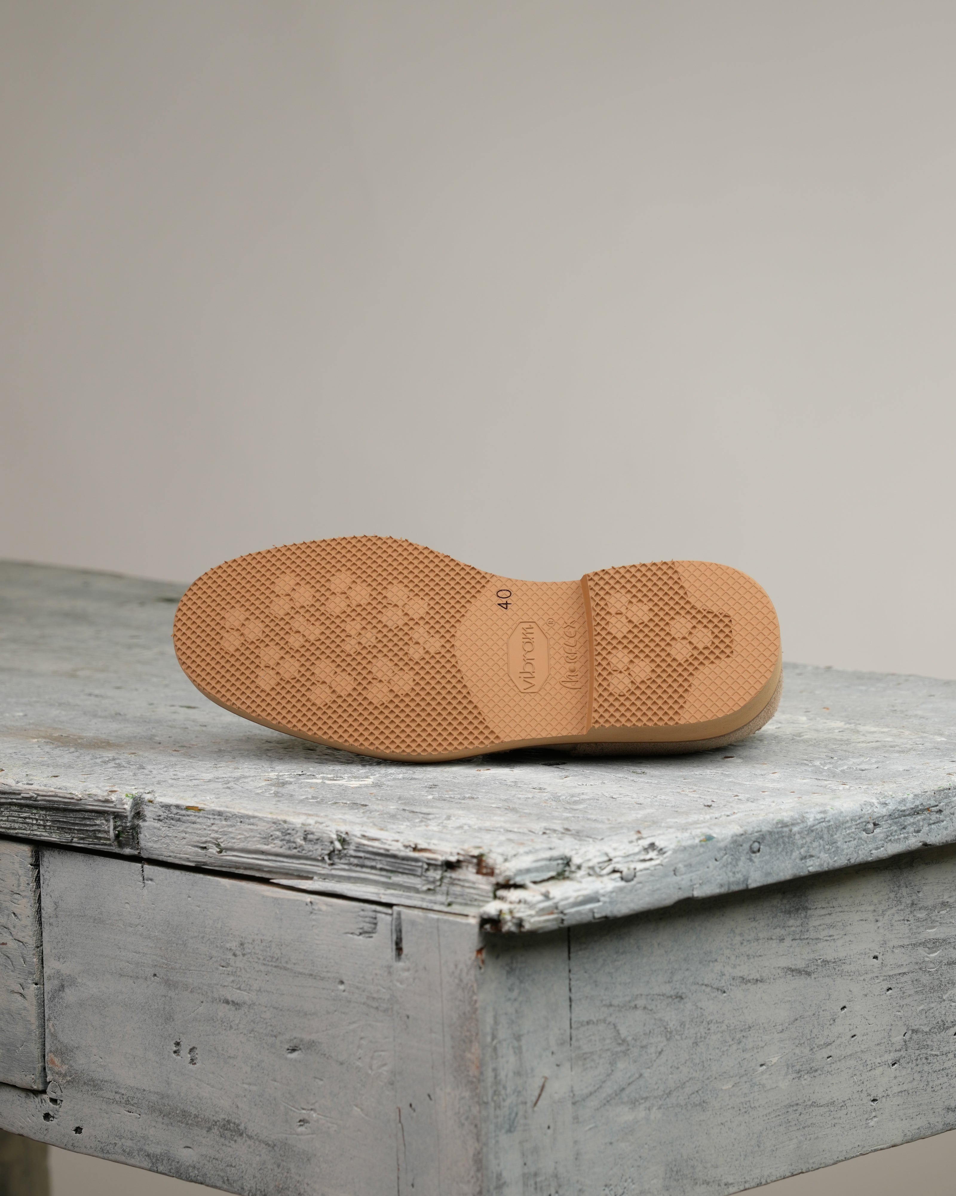 Ponente – Oxford brogue in Beige Suede