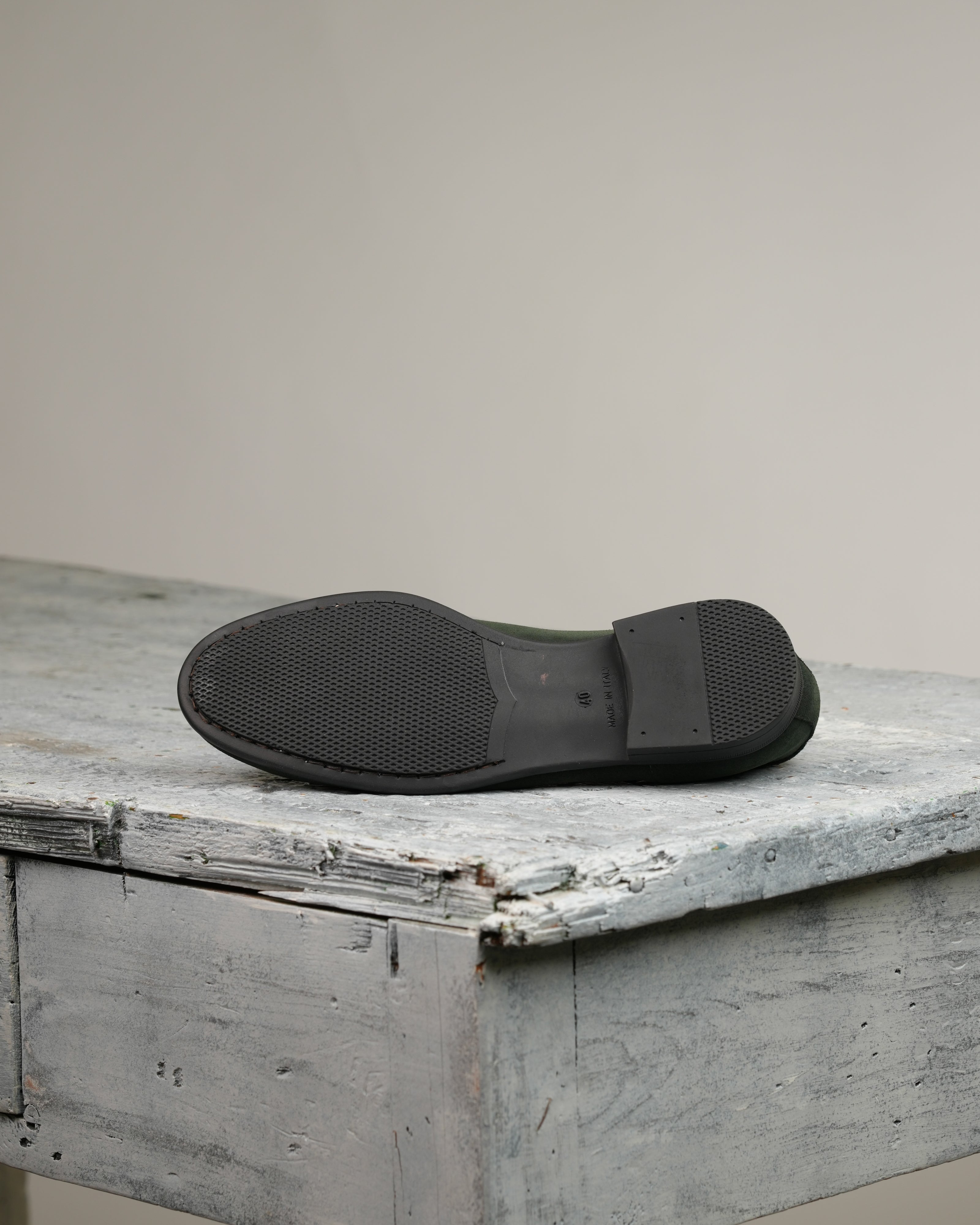 Marechiaro penny loafers im suede green