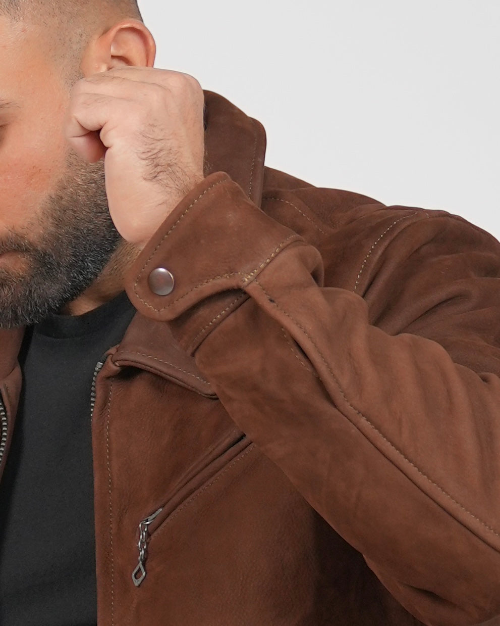 SHALAPI Modena Nubuck Calfskin Jacket