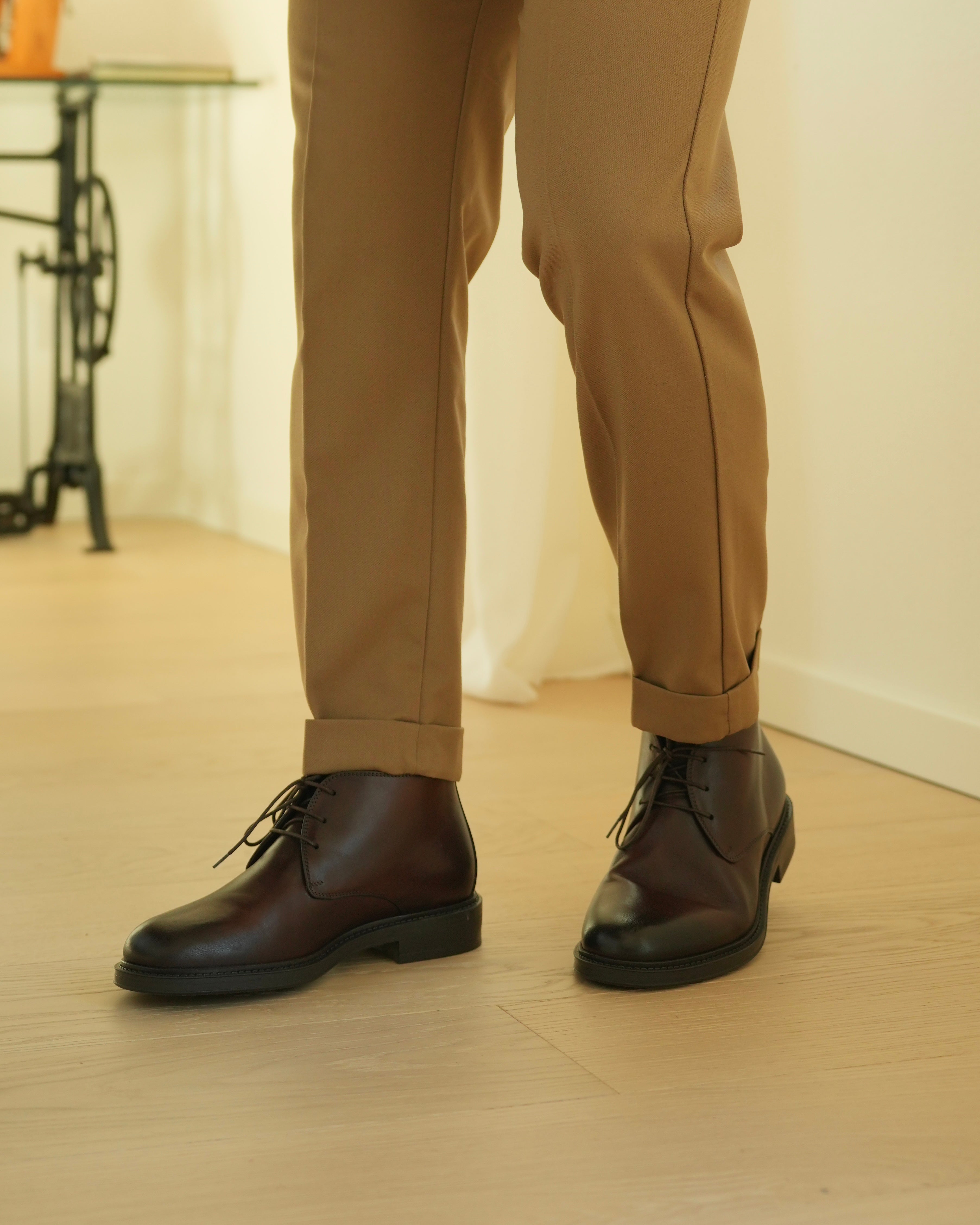 SHALAPI luxury Mario boots 1.1 in Brown